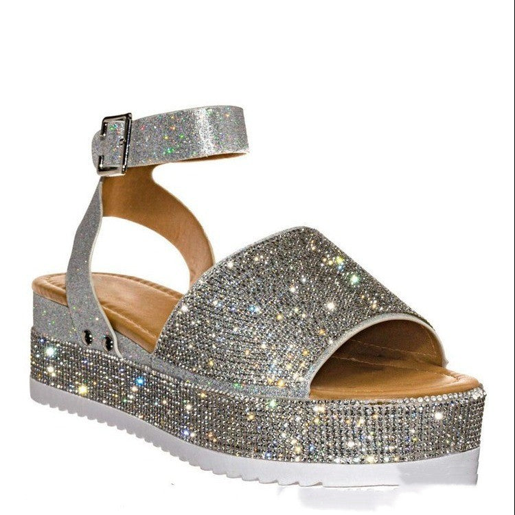 LA VIE – Sparkle PLATFORM Sandal