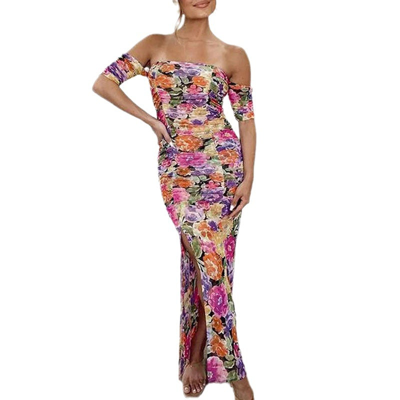 2026 Grow a Garden  Summer Fashion Sexy Off-Shoulder Dress