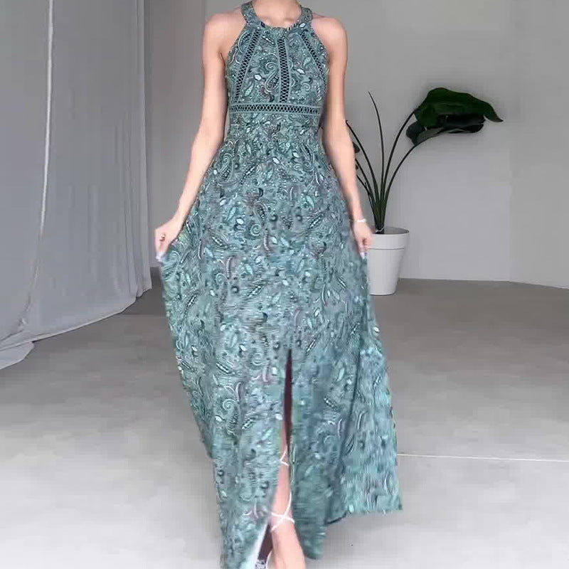 2026 La VIE LONG  Summer Fashion Floral Sleeveless Backless Dress