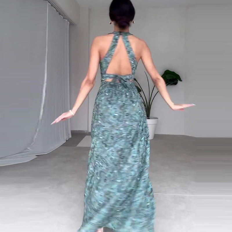 2026 La VIE LONG  Summer Fashion Floral Sleeveless Backless Dress