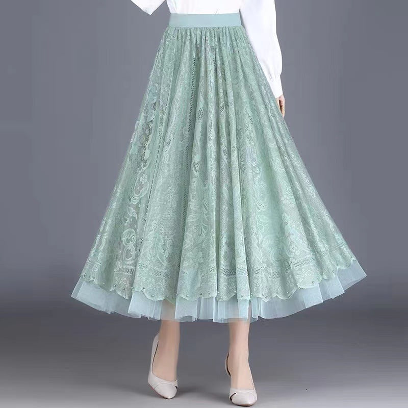 LA VIE – Lace Grace High-Waisted Skirt