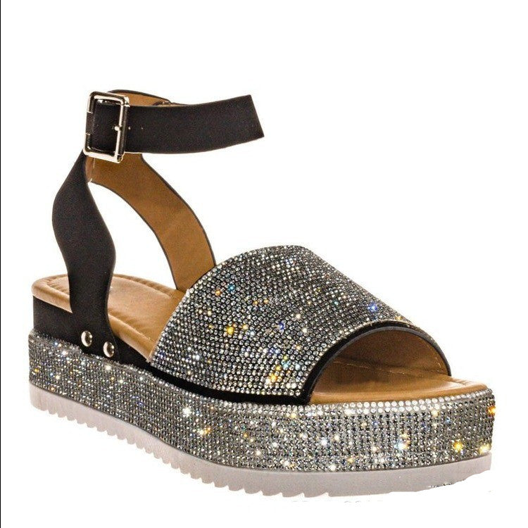 LA VIE – Sparkle PLATFORM Sandal