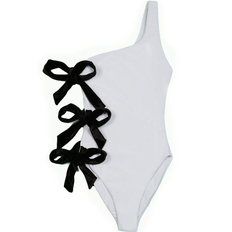 LA VIE – Noir Belle Bow One-Piece