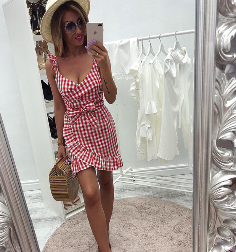 LA VIE – Vintage Check Dress