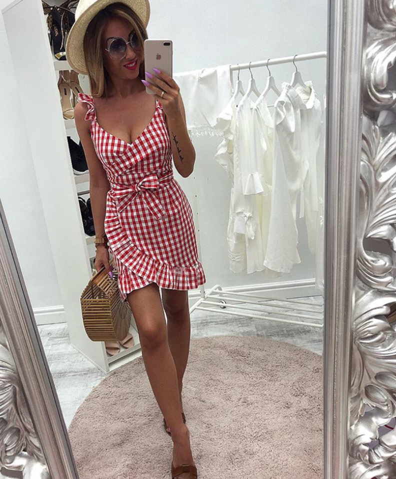 LA VIE – Vintage Check Dress