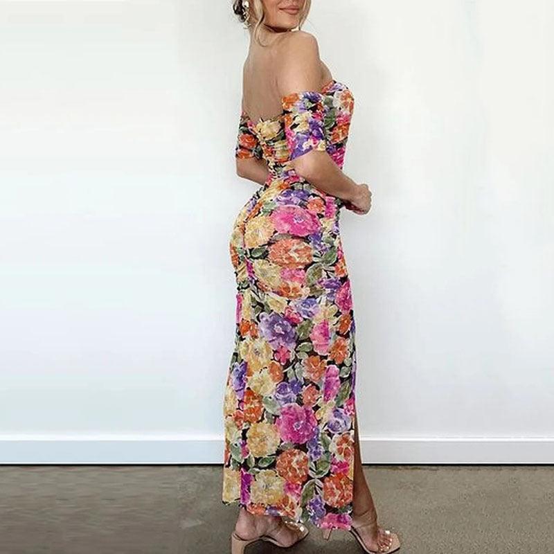 2026 Grow a Garden  Summer Fashion Sexy Off-Shoulder Dress