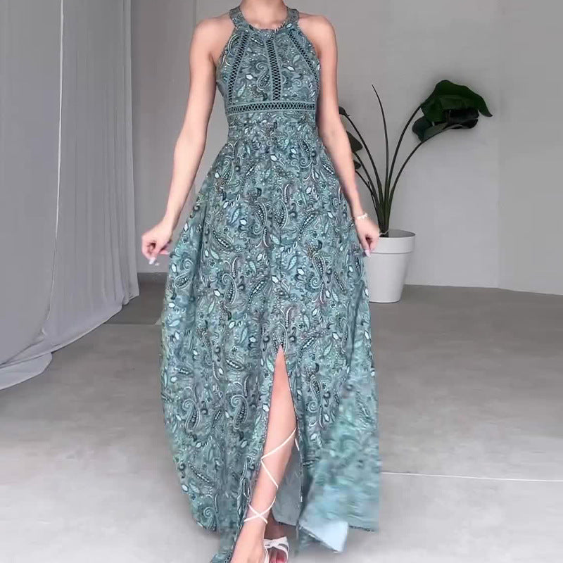 2026 La VIE LONG  Summer Fashion Floral Sleeveless Backless Dress